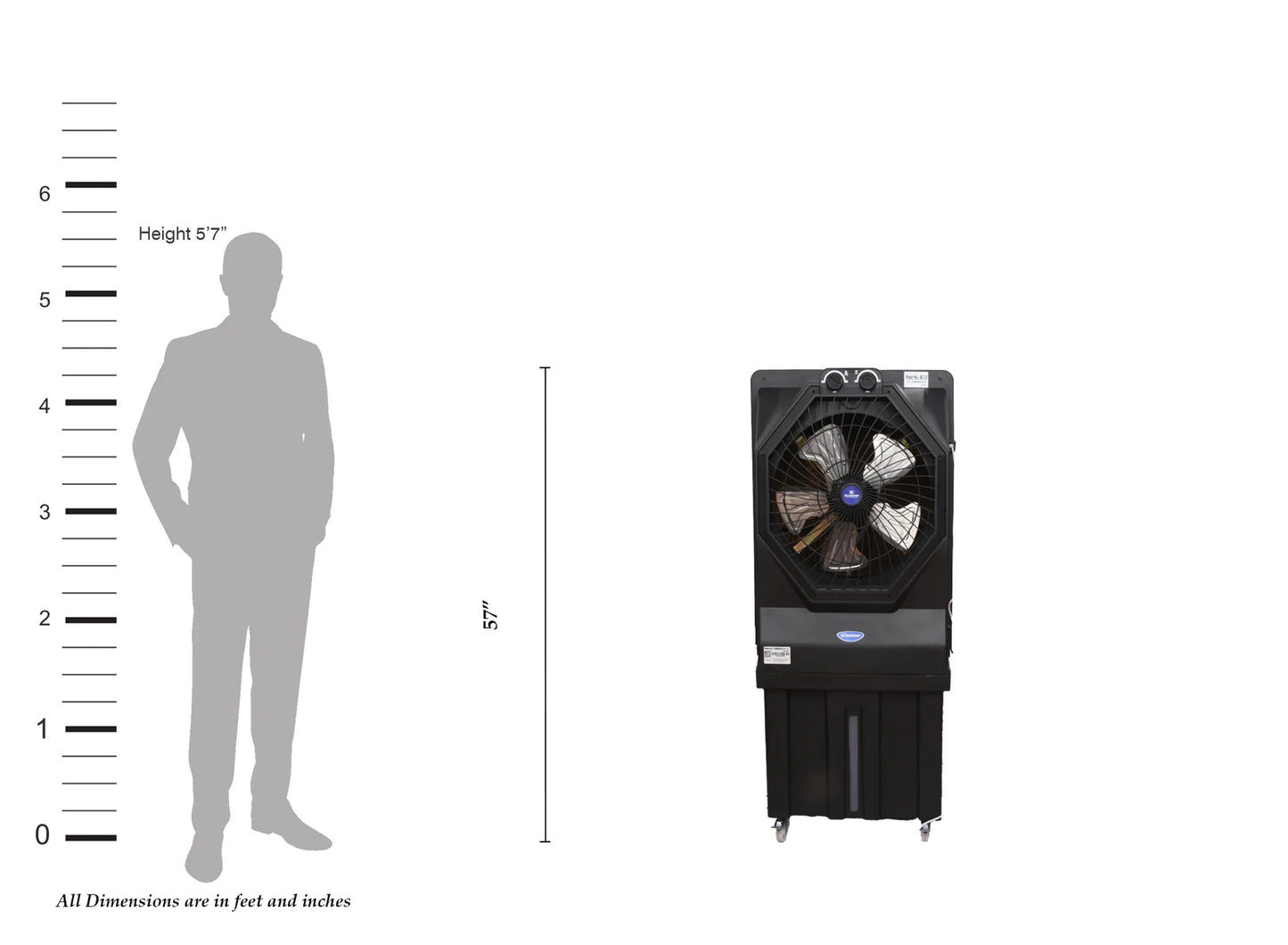 Bluechip Commando 90 Series | 18" Commercial Air Cooler