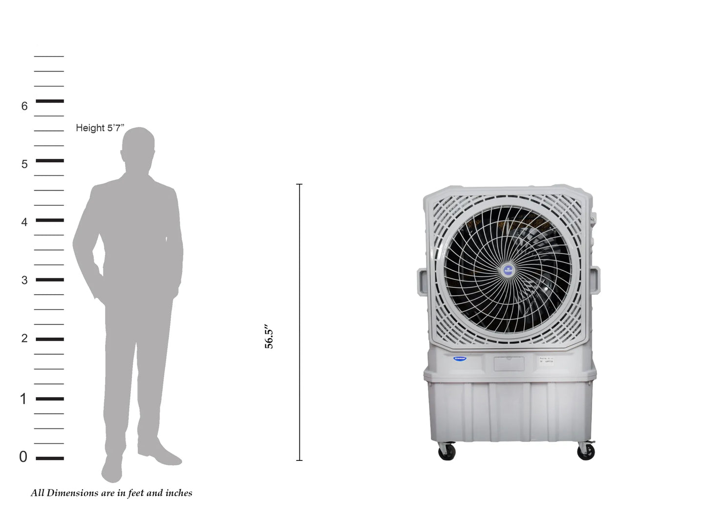 Bluechip Jupiter 180 (26" Commercial Air Cooler) - From Warehouses to Gigafactories