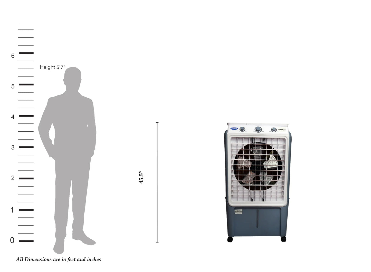 Bluechip Luxor 100 (18" Domestic Air Cooler) - "The Aspirational Home"