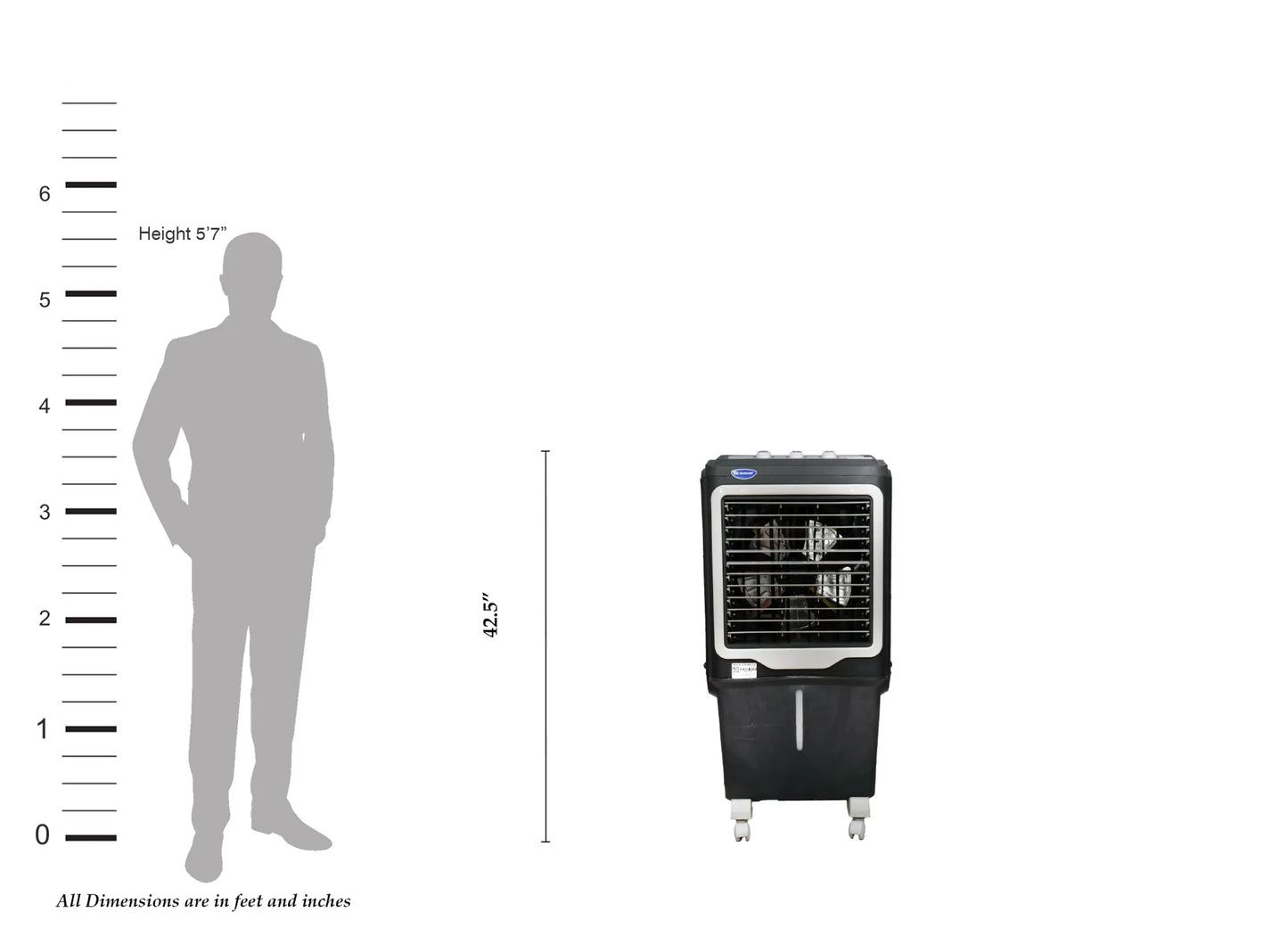 Bluechip Maxwell Tower 100 (18" Air Cooler) - Commercial Cooling for Peak Performance.