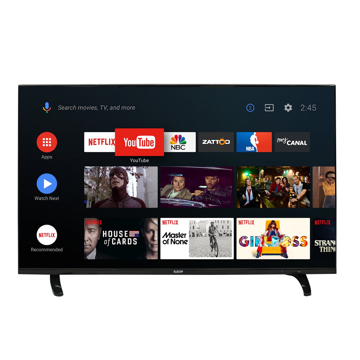 Bluechip UltraView 106 cm (43 inch) Android LED TV